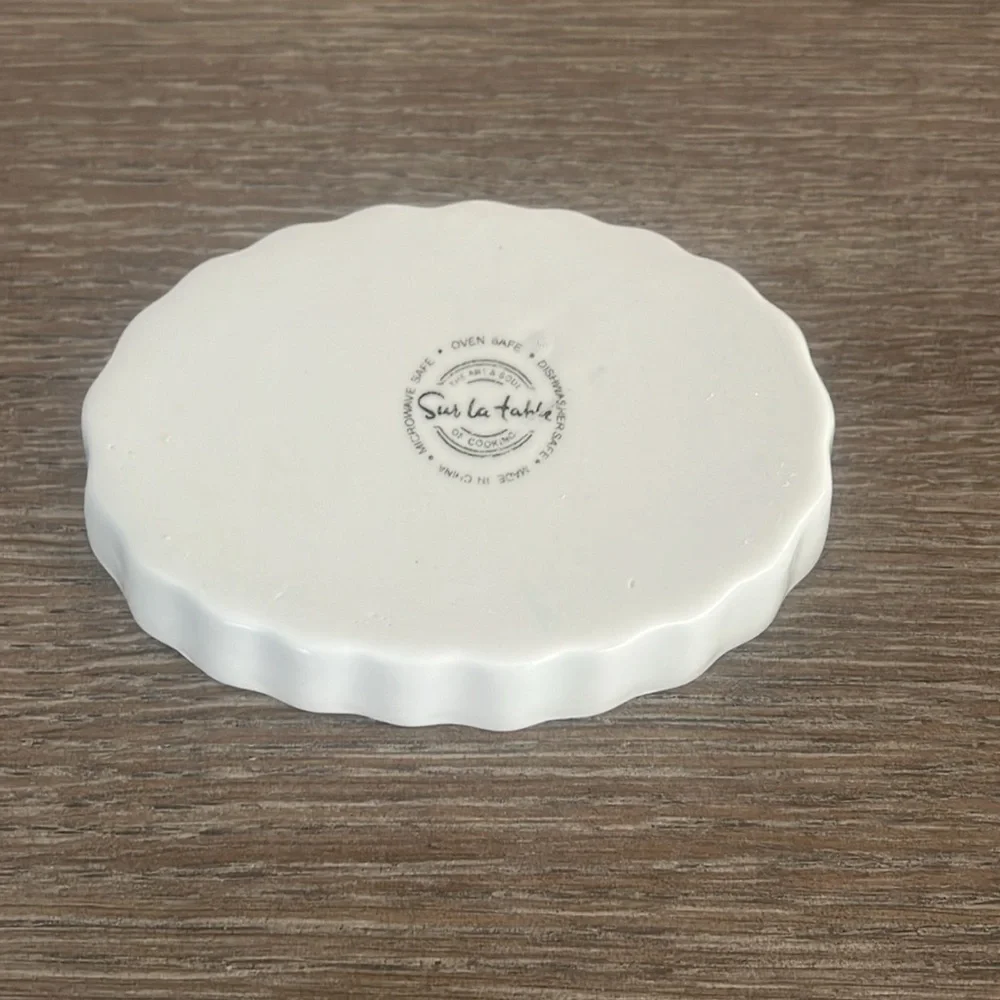 Sur La Table Porcelain Oval Creme Brûlée Dish 5